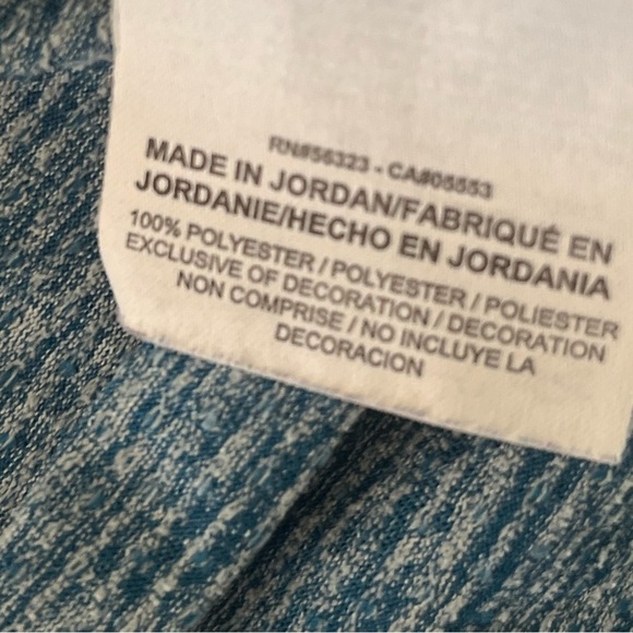 Nike Dri Fit Athletic Top Sz Large Short Sleeve Abstract Pattern - Picture 5 of 8